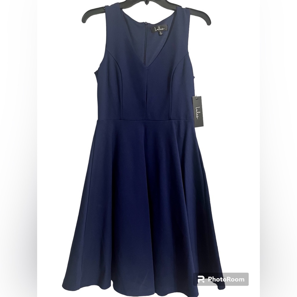 Navy blue dress